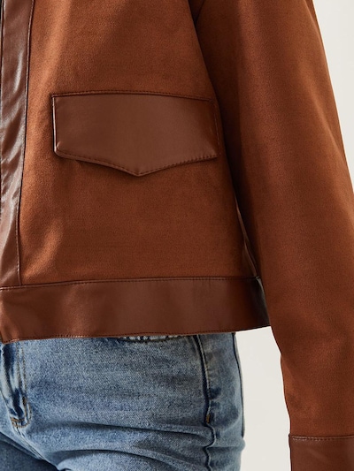 Bianco Lucci Between-Season Jacket in Cognac, Item view