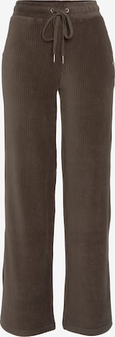 VIVANCE Szeroka nogawka Spodnie w kolorze brązowy: przód