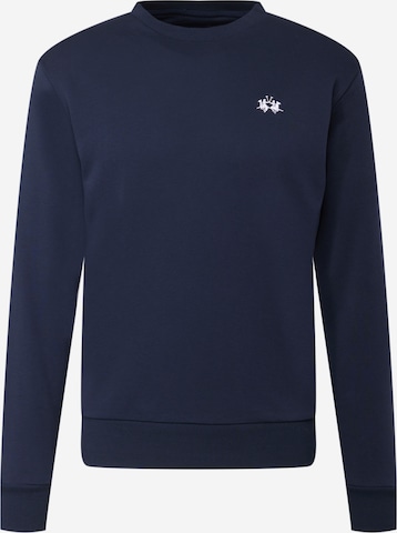 La Martina Sweatshirt in Blauw: voorkant