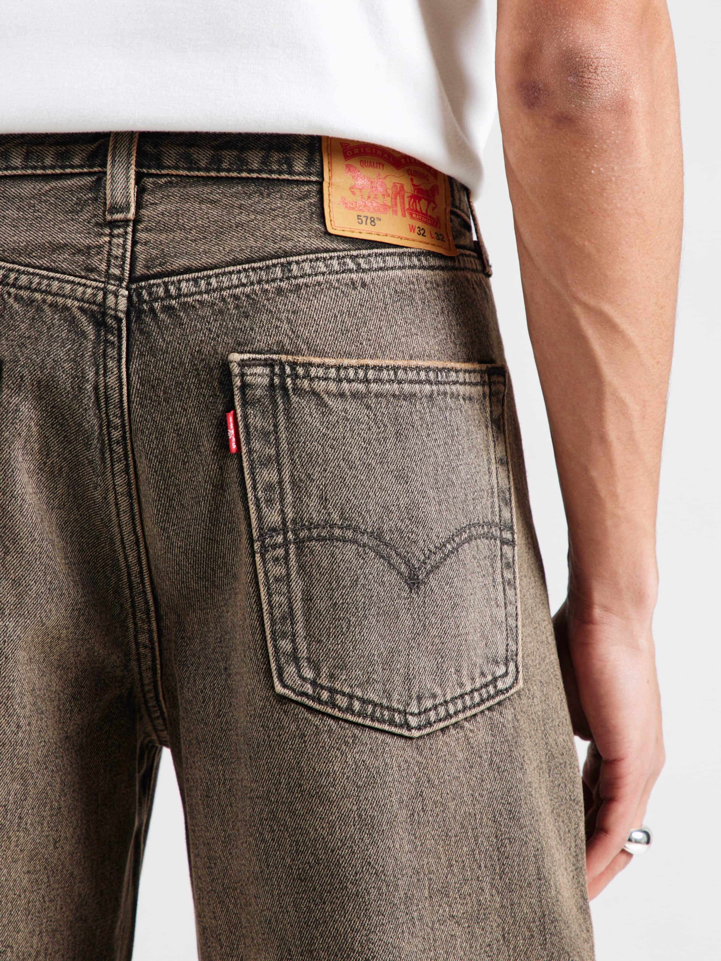 LEVI'S ® Baggy Jeans '578® BAGGY' in Brown | ABOUT YOU