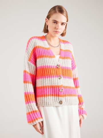 Grace Knit cardigan in Pink: front