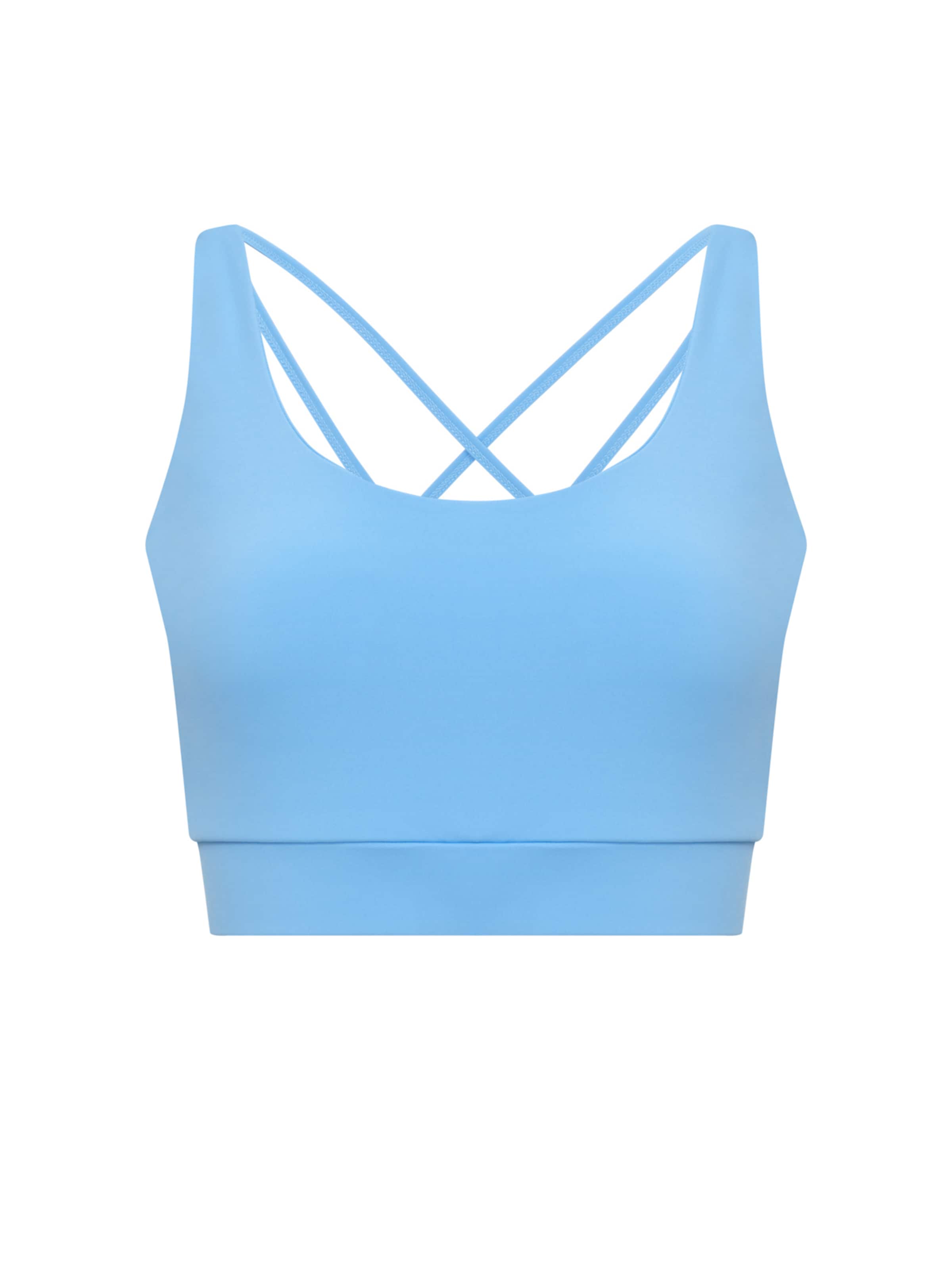 Dagi Soutien-gorge de sport en bleu clair, Vue avec produit