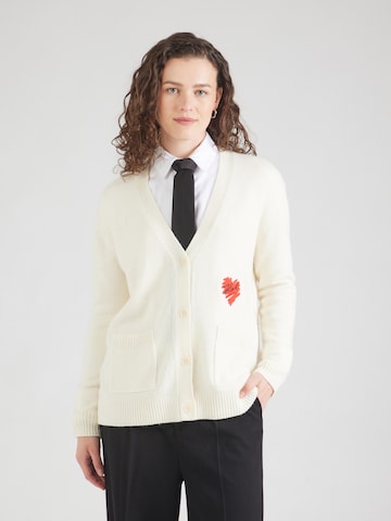 Karl Lagerfeld Kampsun, värv valge: eest vaates