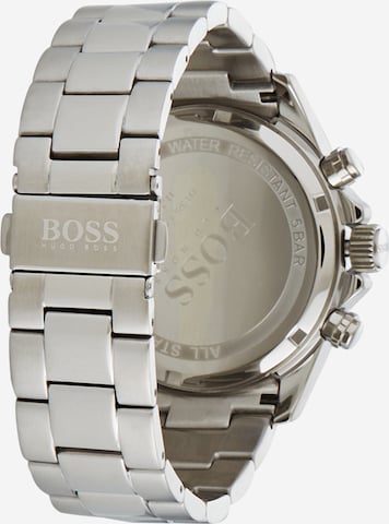 BOSS Black Analog Watch 'Hero' in Silver