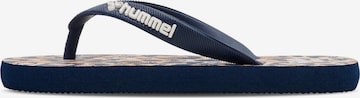 Claquettes / Tongs Hummel en bleu : devant