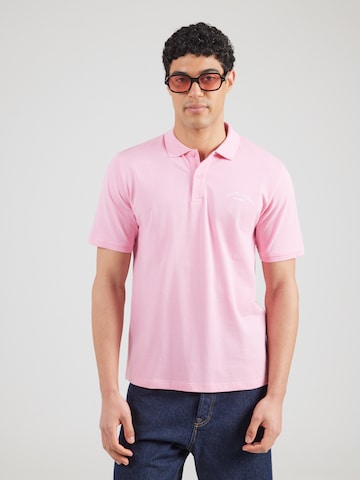 JACK & JONES Póló 'JJCOLLEGE' - rózsaszín: elől