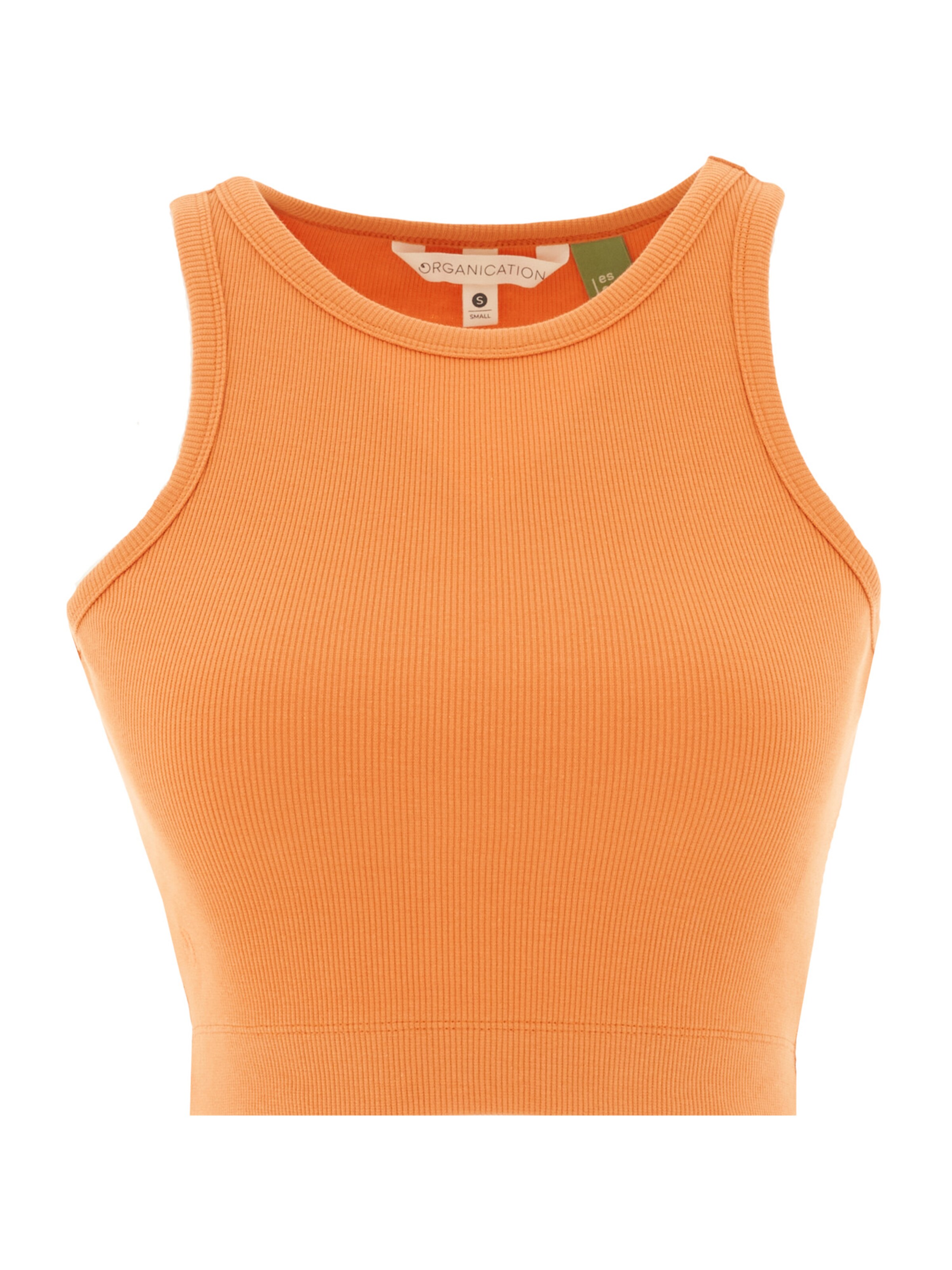 Organication Top in Orange: Vorderseite
