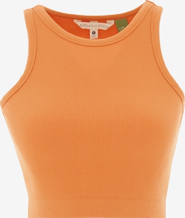 Organication Top in Orange: Vorderseite
