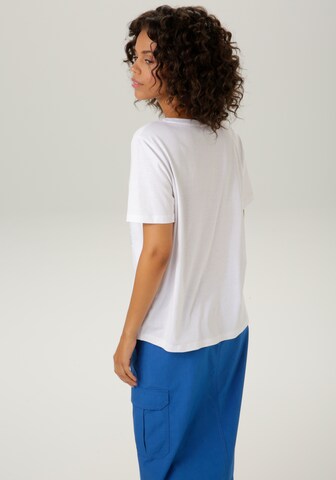 Aniston CASUAL T-Shirt in Weiß