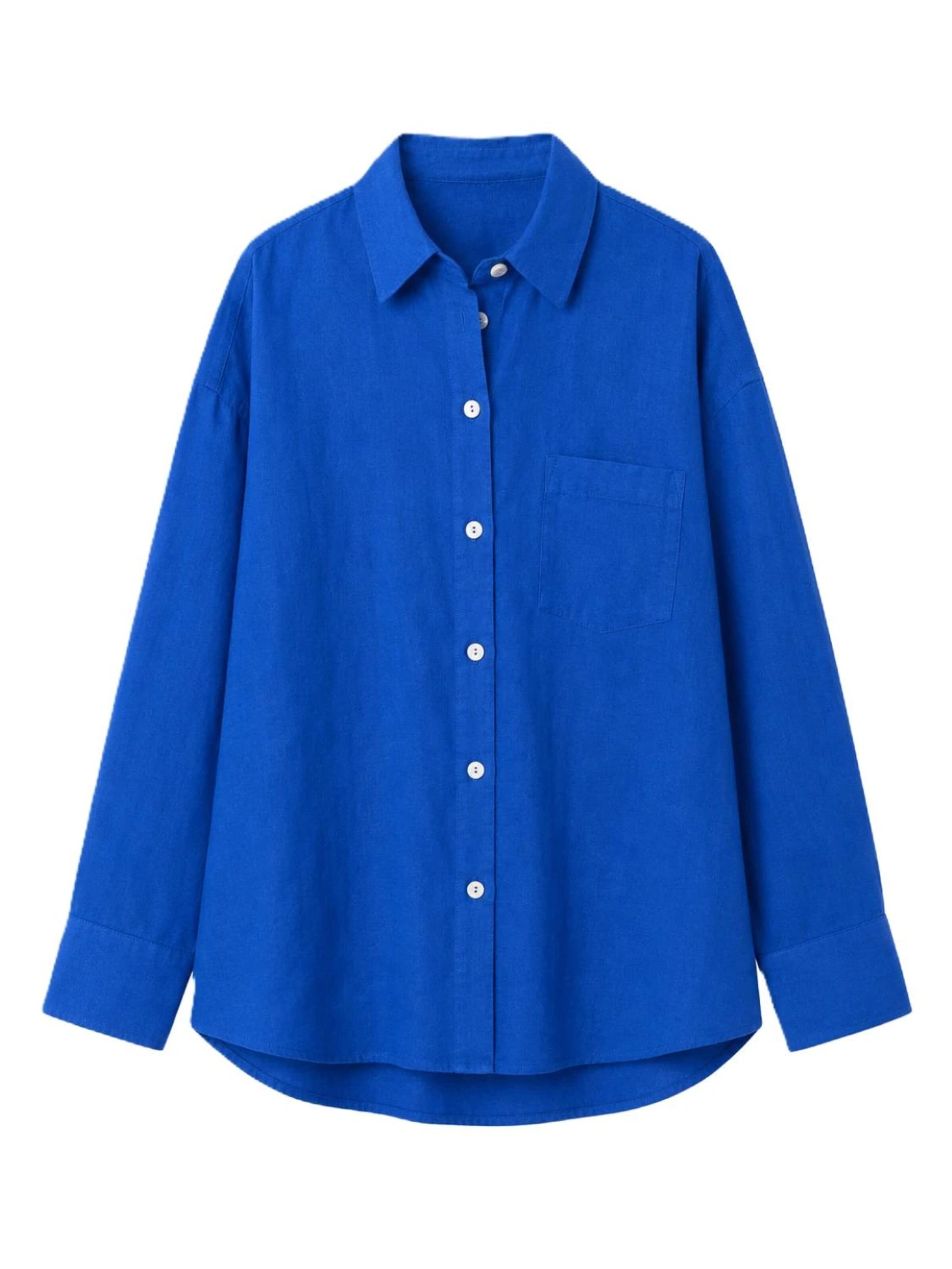 BREEZERA Blouse in Blue: front