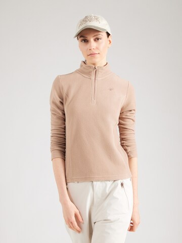 4F Αθλητικό πουλόβερ σε μπεζ: μπροστά