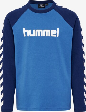 T-Shirt fonctionnel 'BOYS' Hummel en bleu : devant