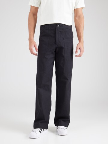 ADIDAS ORIGINALS Loose fit Trousers 'Premium Essentials' in Black: front
