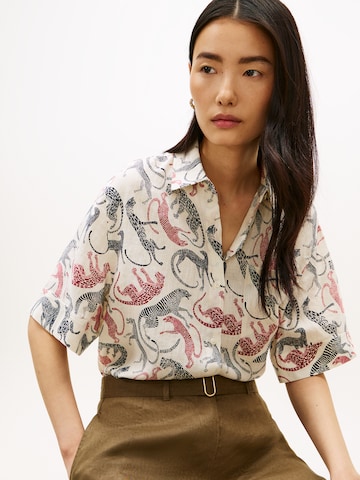 TOMMY HILFIGER Bluse 'Ess' in Beige