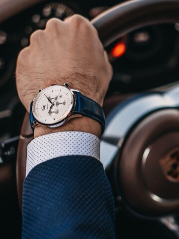 GT Collection Analoog horloge 'SAPPHIRE CRYSTAL' in Blauw