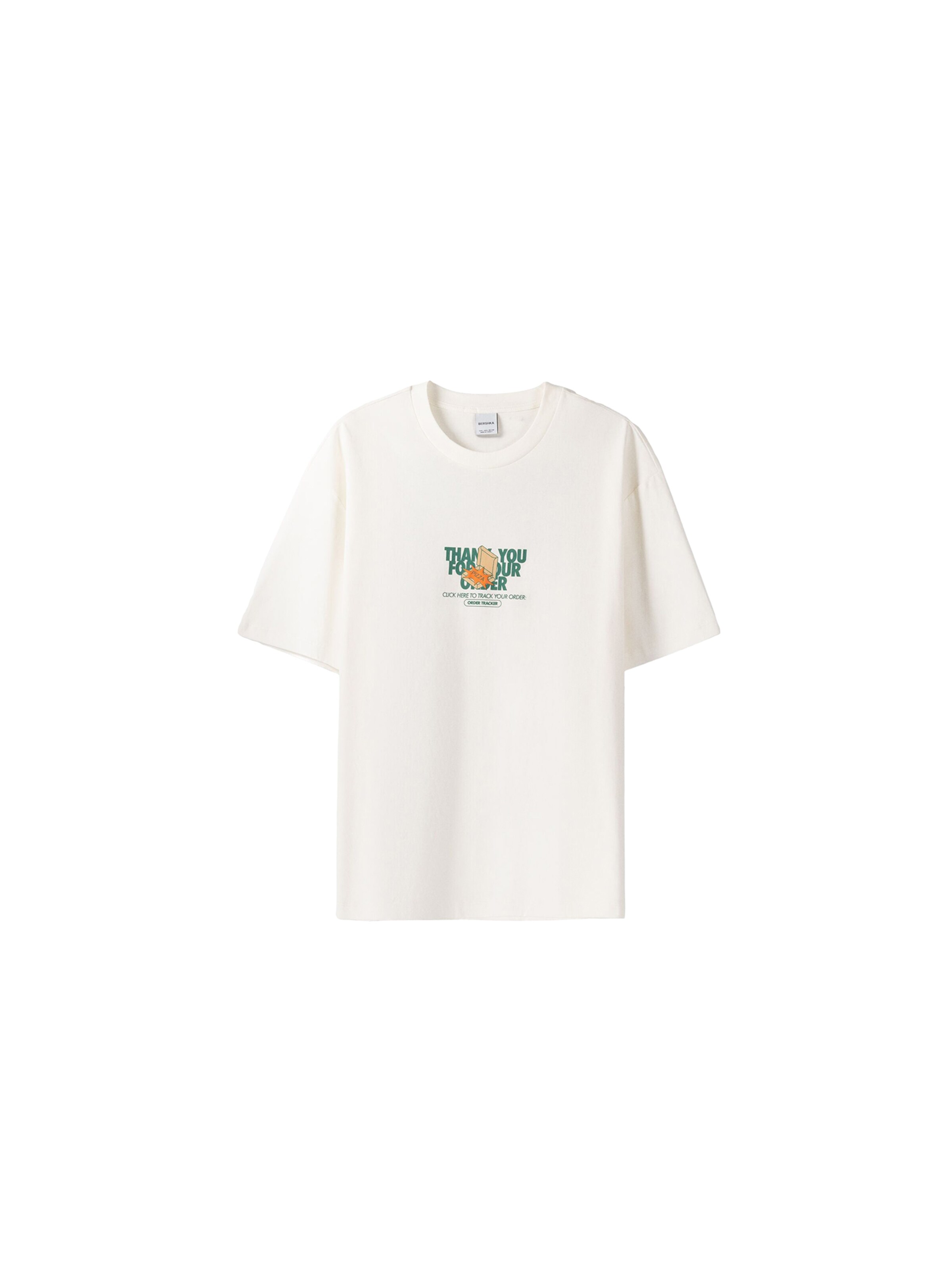 Bershka Shirt in White ABOUT YOU