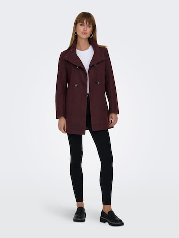 Manteau mi-saison 'EMMA SOPHIA' ONLY en rouge