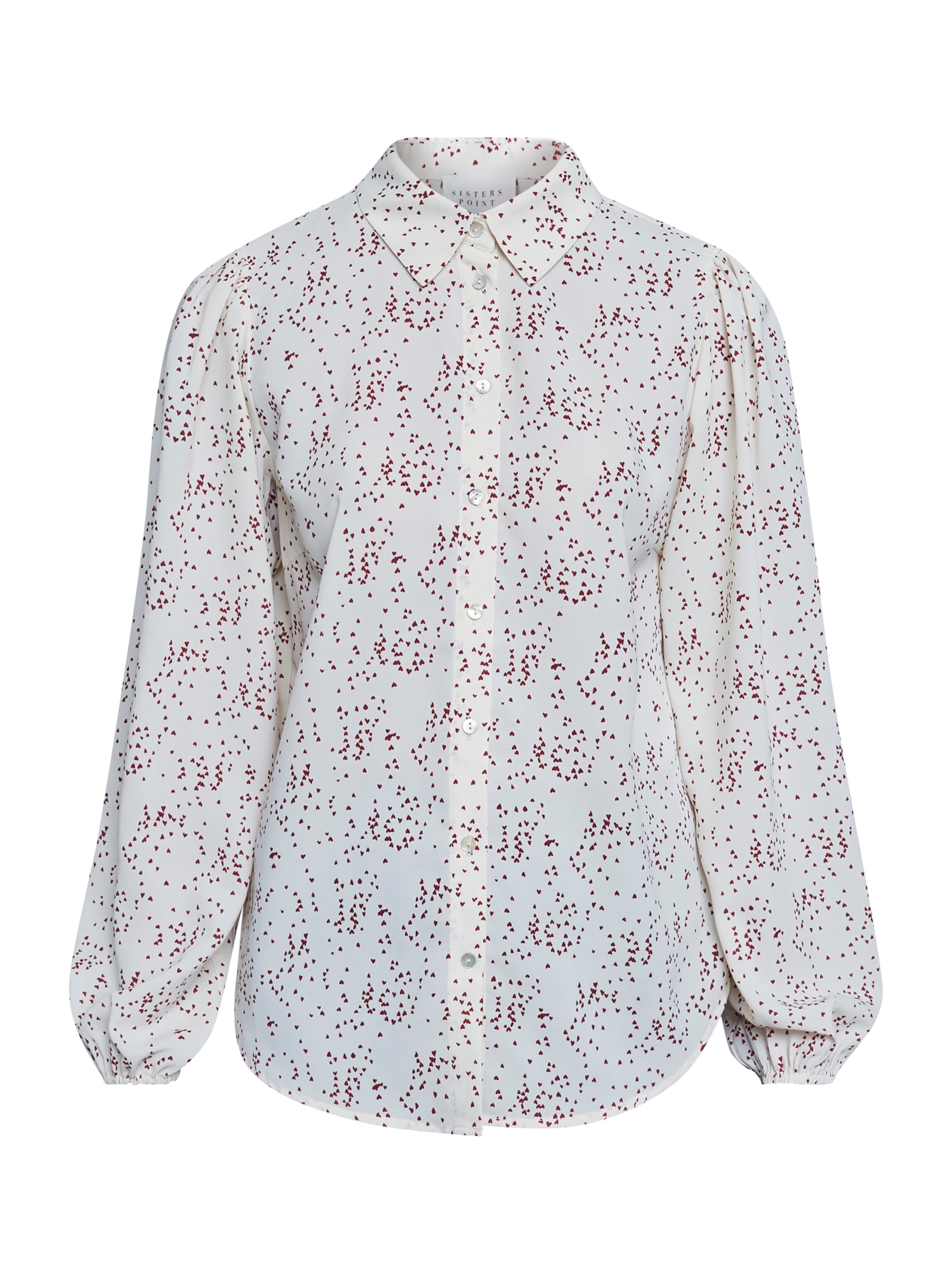 SISTERS POINT Blouse 'EBBEY' in White: front