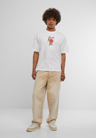 MARKET T-Shirt 'Thank You Nice Day' in Weiß