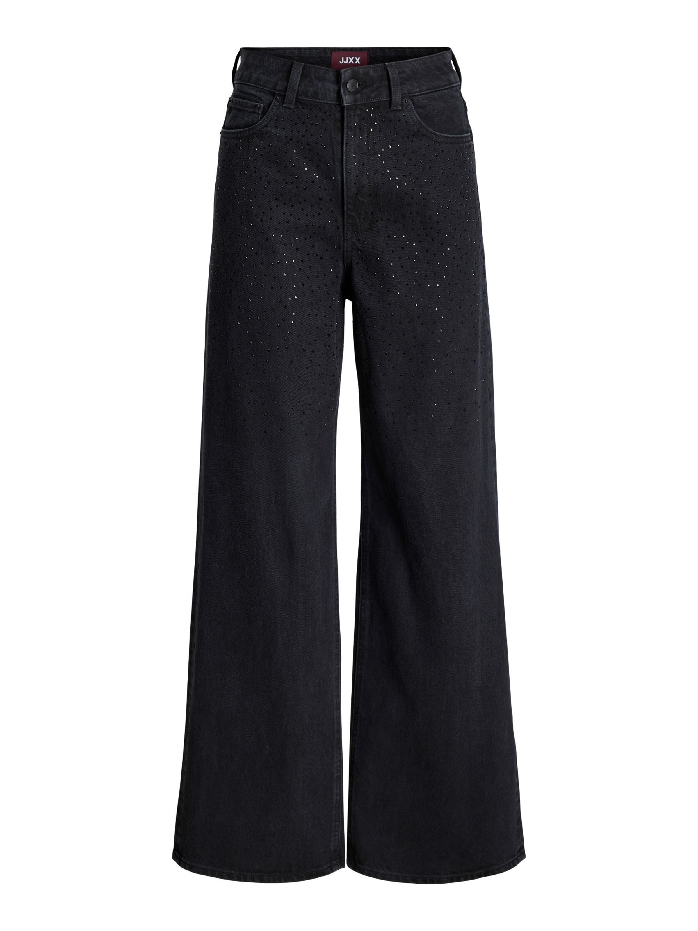 Wide Leg Jean 'TOKYO' JJXX en noir : devant