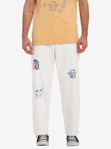 Loosefit Pantalon chino Volcom en blanc : devant