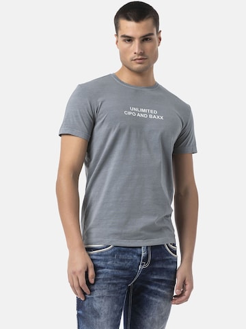 CIPO & BAXX Shirt 'CT827' in Grey