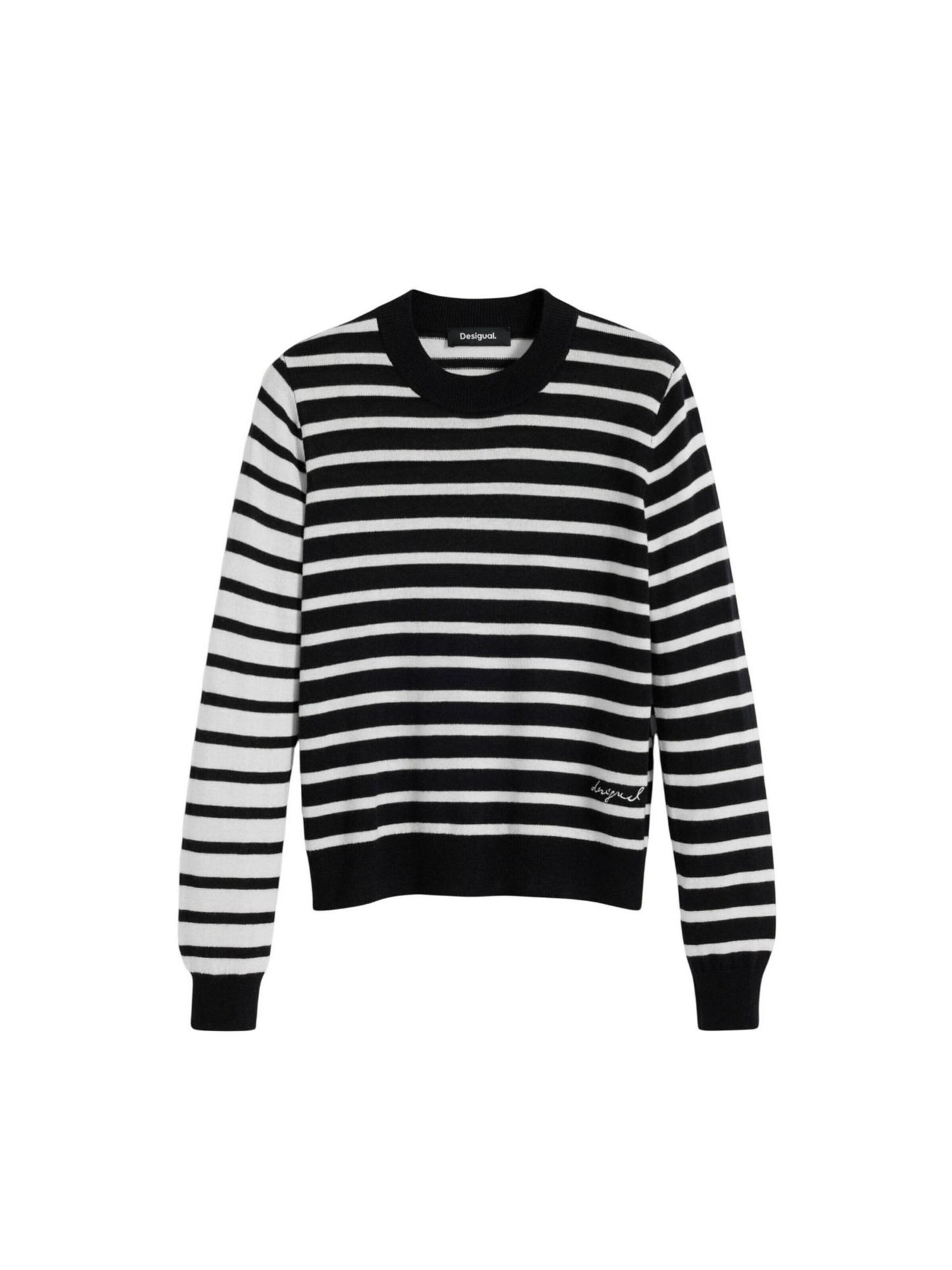 Pull-over 'JERS_BERGEN 25WWJF08' Desigual en noir : devant