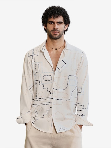 Campus SutraComfort Fit Košulja 'Ivanna' - bijela boja: prednji dio