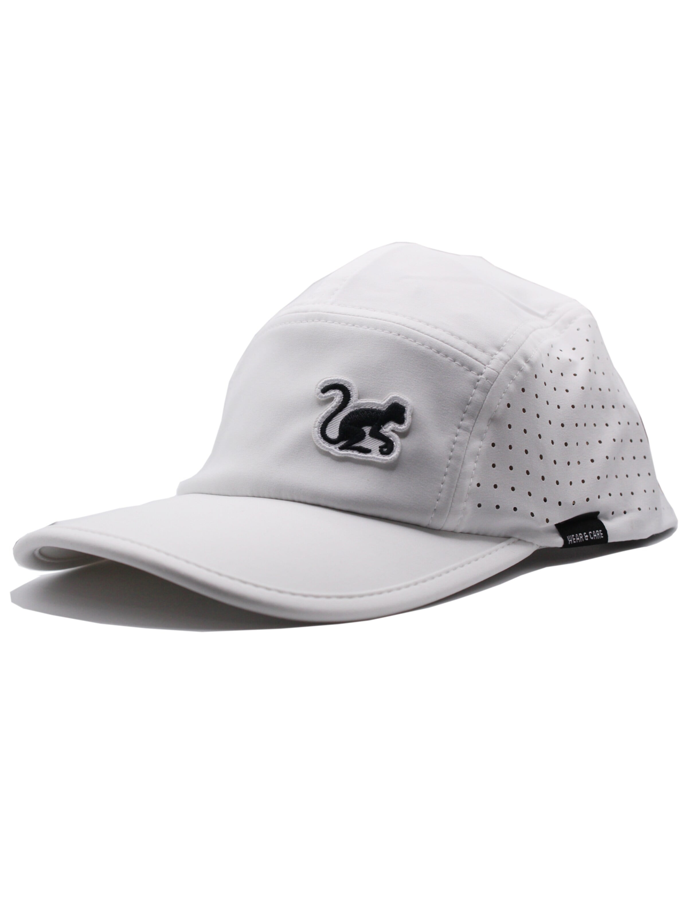 Surf Monkey - Gorra deportiva en blanco: frente