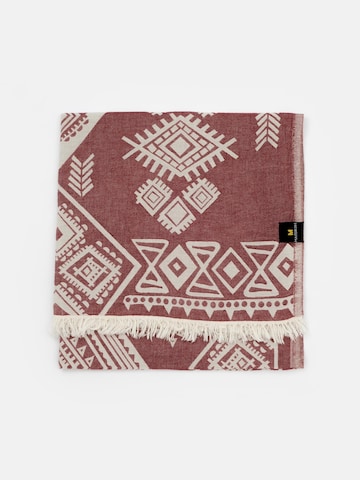 MARSIKOH Beach Towel 'Kilim' in Red: front