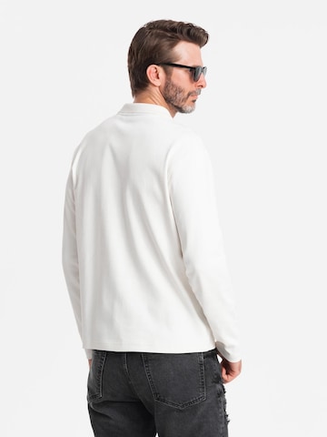 T-Shirt 'OM-POLS-0130' Ombre en blanc