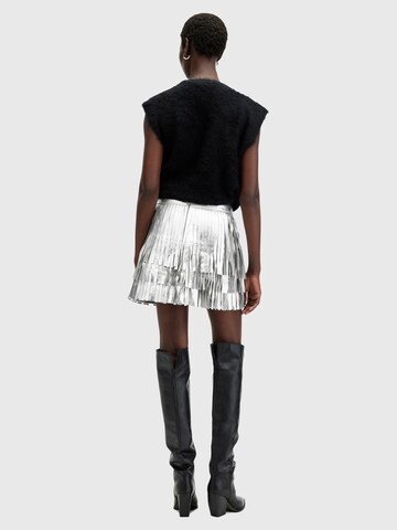 AllSaints Φούστα 'AISHA' σε ασημί