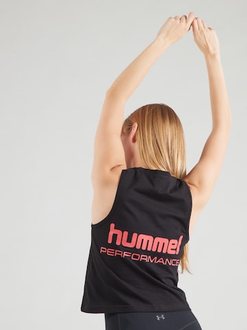 Hummel - Top deportivo 'Hiit' en negro: frente
