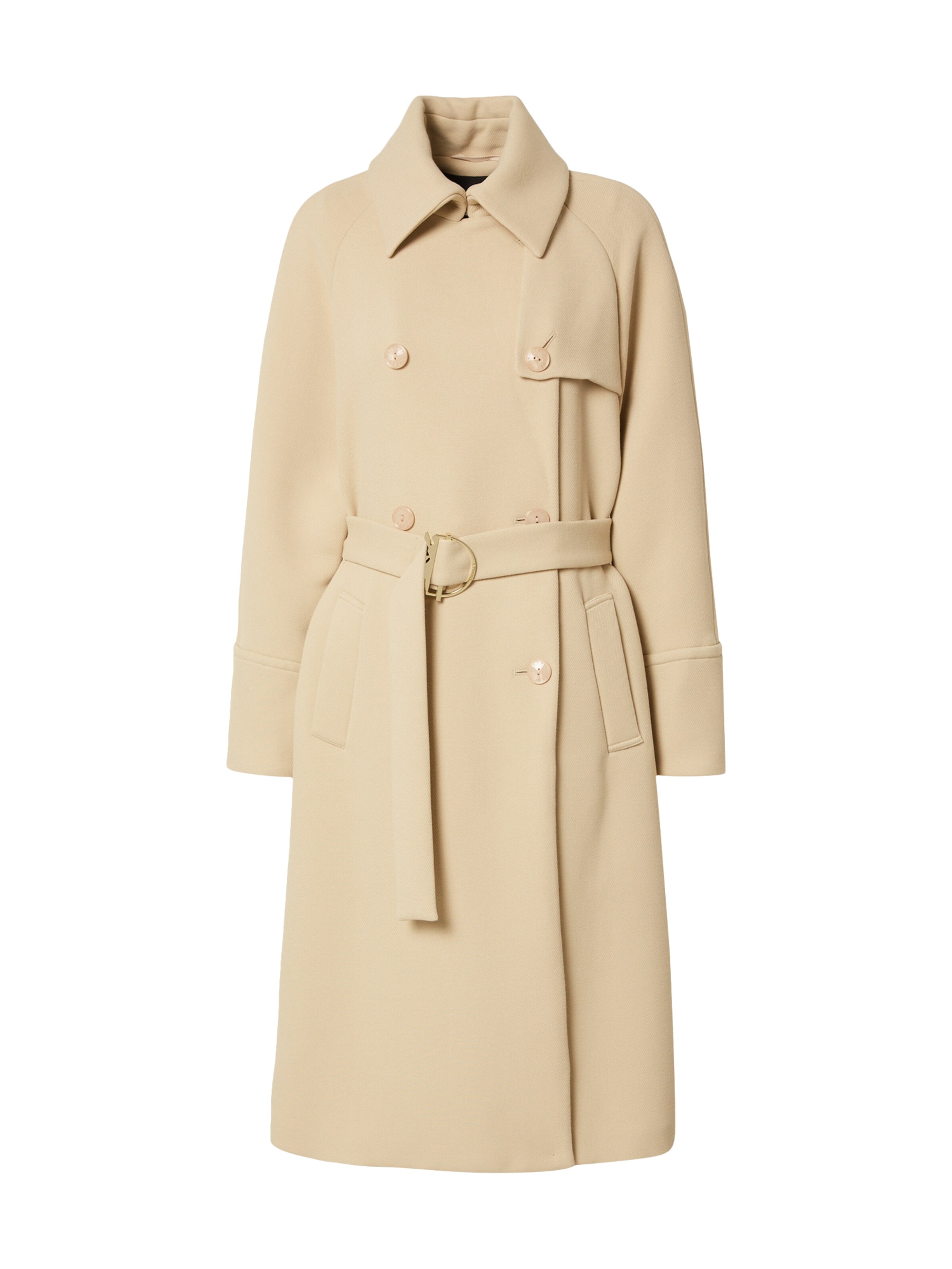 Frauen Mäntel PATRIZIA PEPE Mantel in Hellbeige - ER54303 Frauen Mäntel PATRIZIA PEPE Mantel in Hellbeige - ER54303