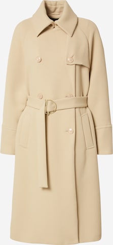 Manteau mi-saison PATRIZIA PEPE en beige : devant