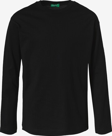 UNITED COLORS OF BENETTON Shirt in Black: front