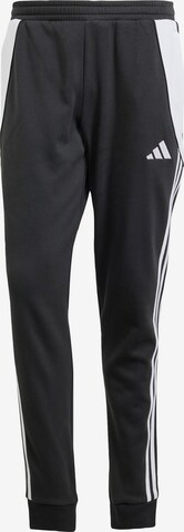 ADIDAS PERFORMANCE Tapered Sportbroek 'Tiro 24' in Zwart: voorkant