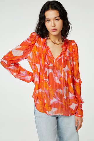 Fabienne Chapot Blouse in Oranje: voorkant