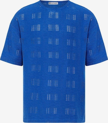 mėlyna Dandalo Marškinėliai: priekis