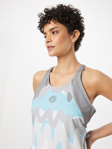 BIDI BADU Sports Top 'Good Vibes' in Grey