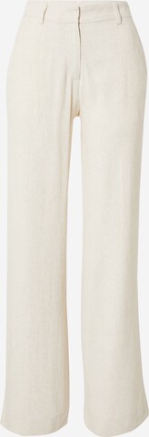 Wide leg Pantaloni di NLY by Nelly in beige: frontale