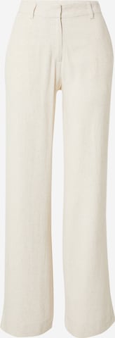 NLY by Nelly Wide leg Trousers in Beige: front