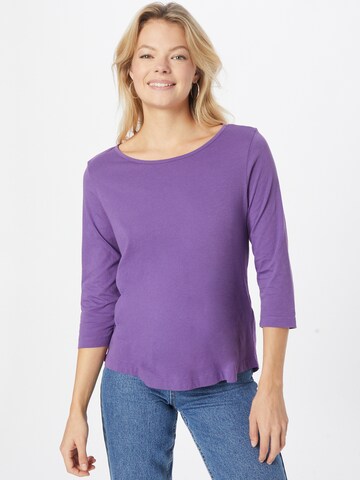 T-shirt Marc O'Polo en violet : devant