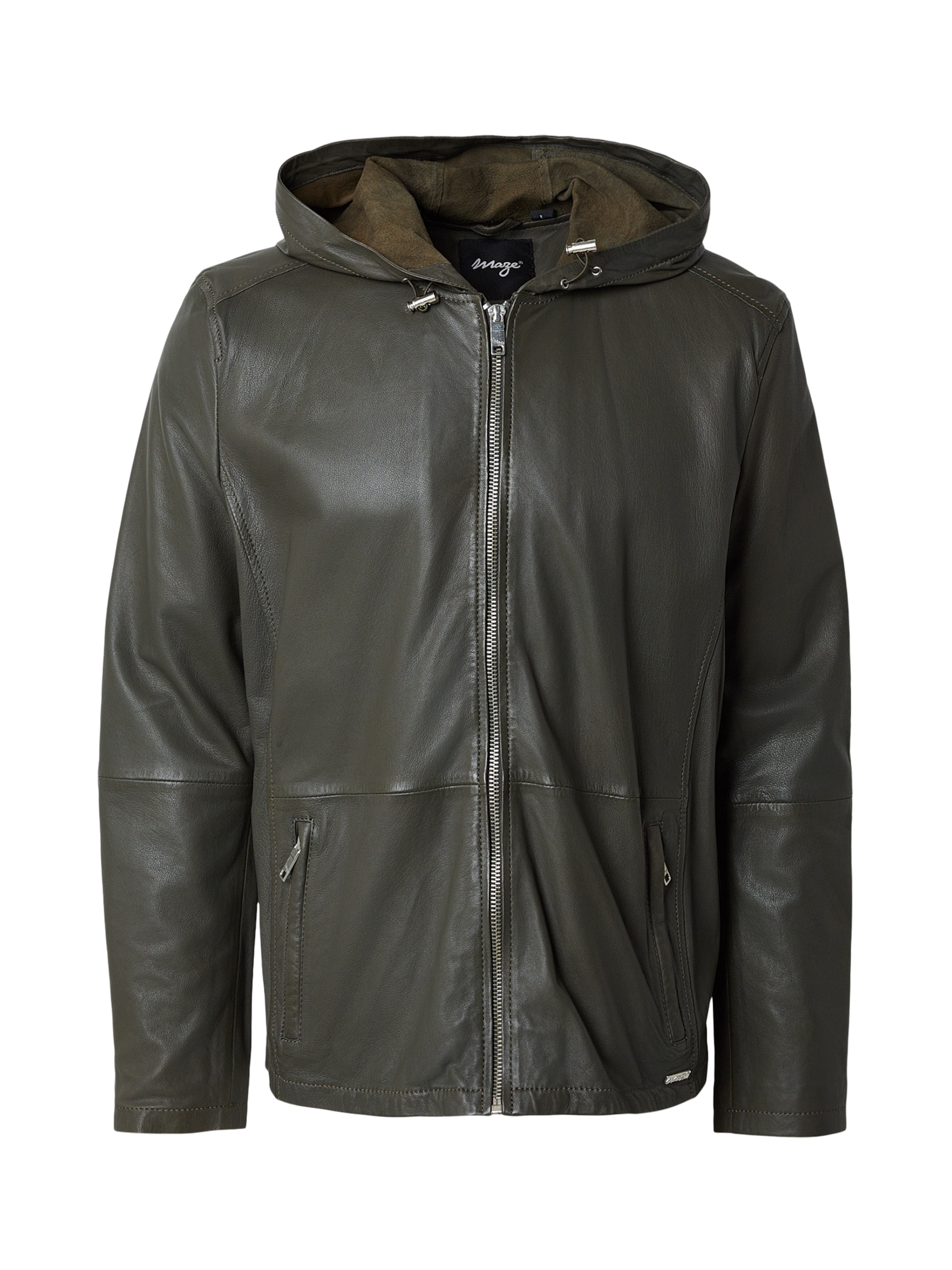 Maze Between-Season Jacket in Green: front