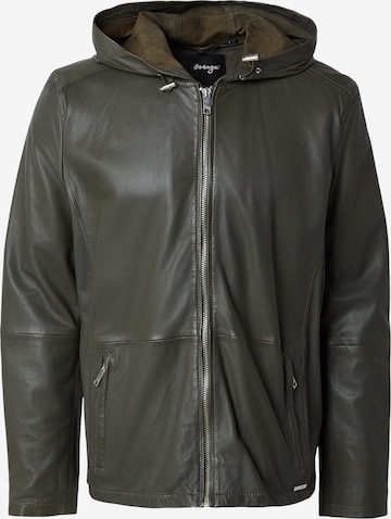 Maze Between-Season Jacket in Green: front