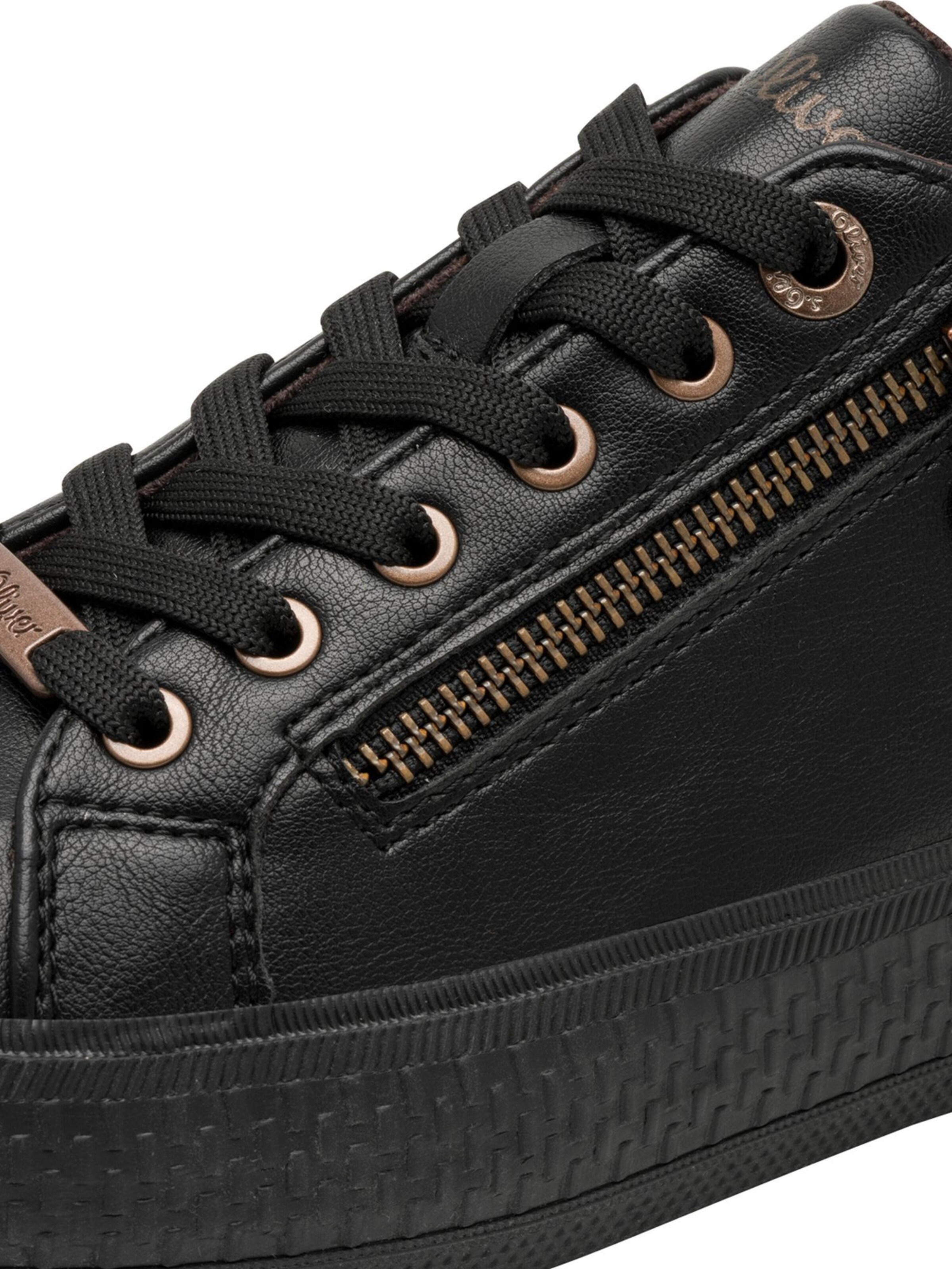 s.Oliver Sneaker in Schwarz