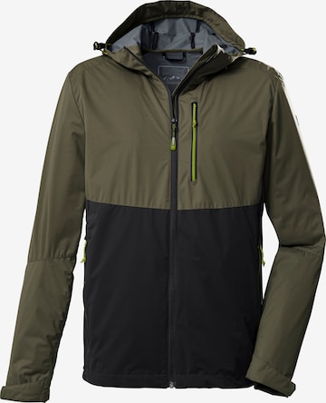 KILLTEC Outdoor jacket in Black: front