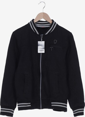 STRELLSON Sweatshirt & Zip-Up Hoodie in M in Black: front