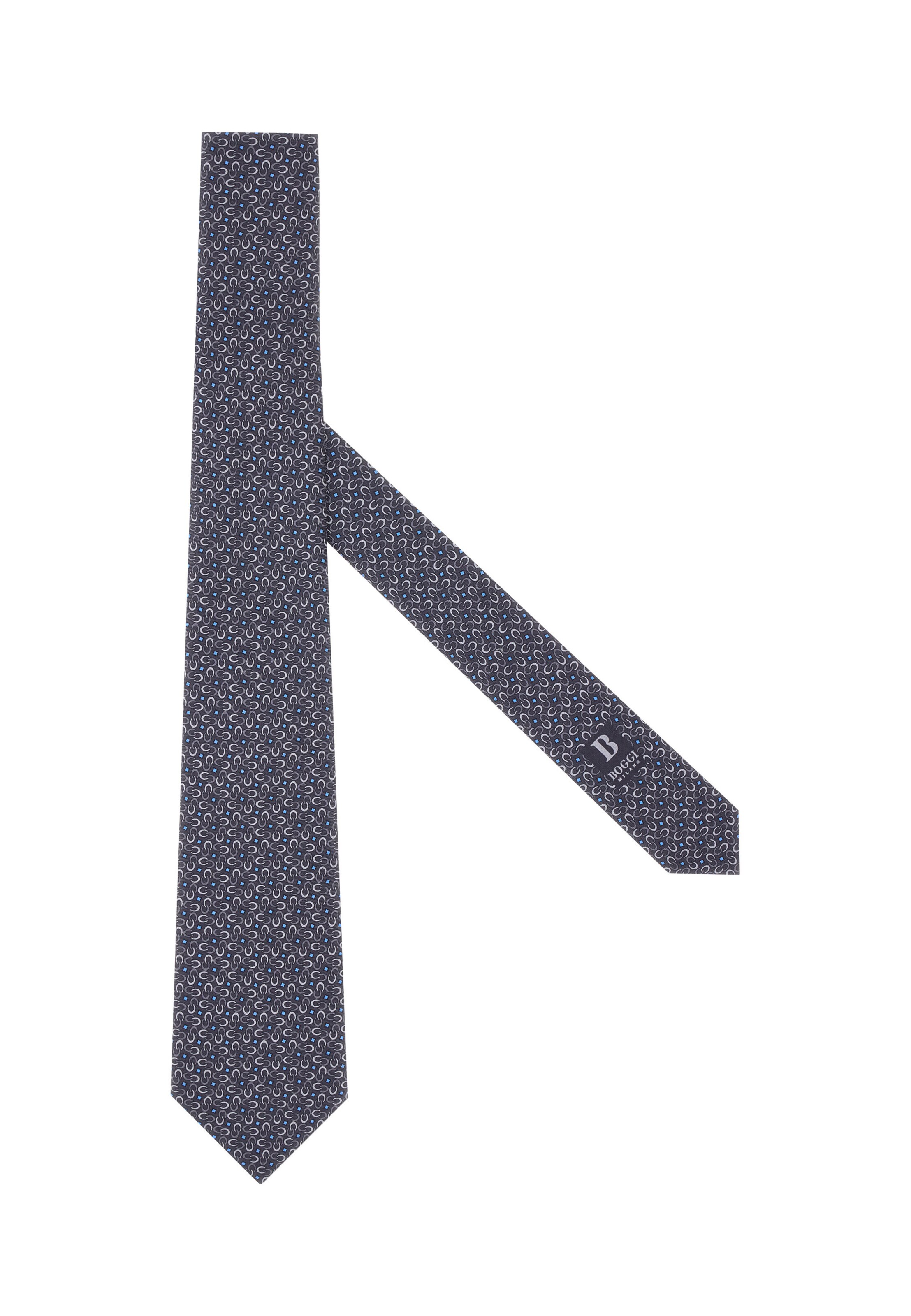 Boggi Milano Tie in Grey: front