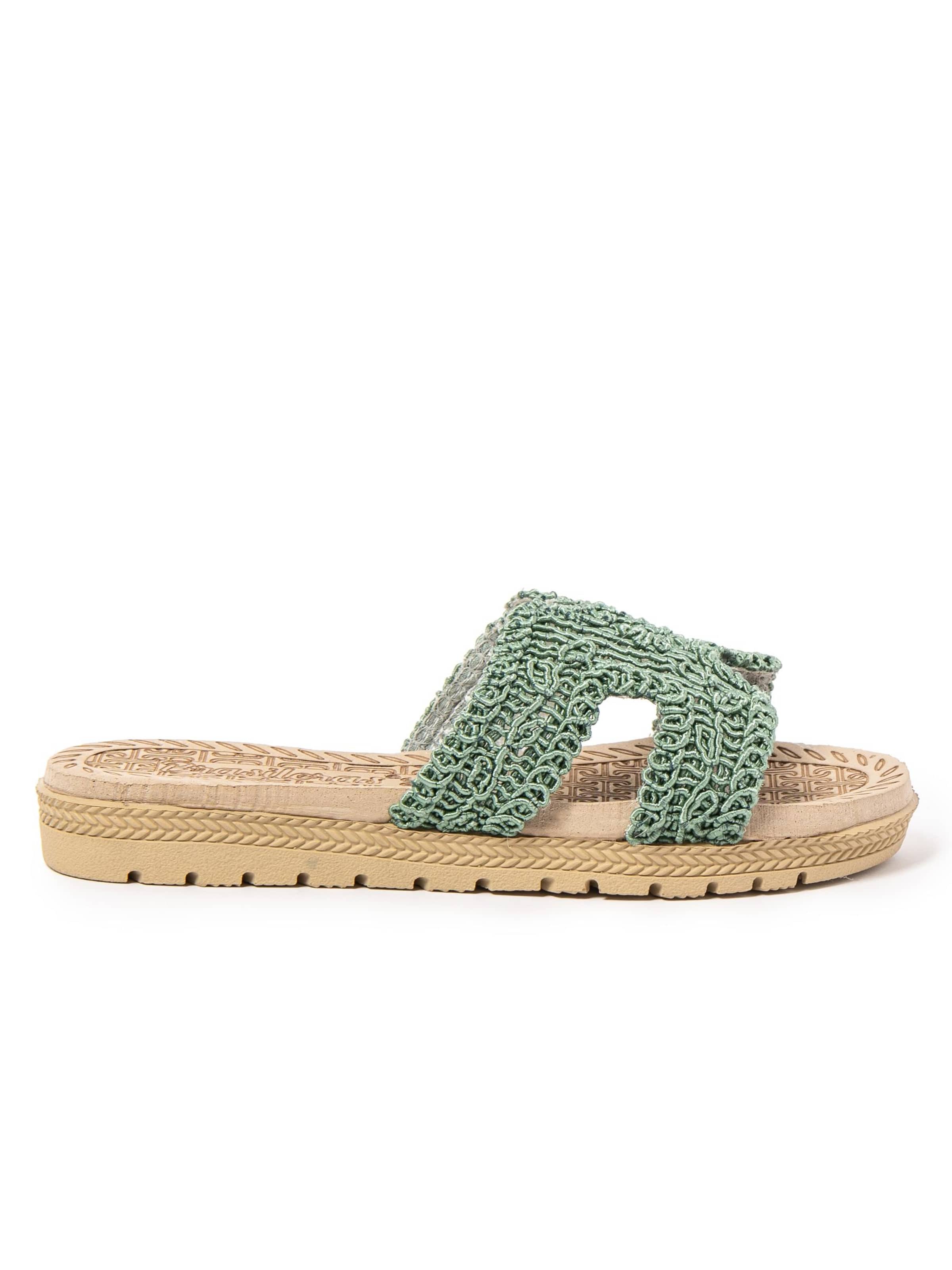 Brasileras Slippers 'Braida' in Green